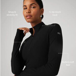 NEW alo Alosoft 1/2 Zip Rapid Pullover